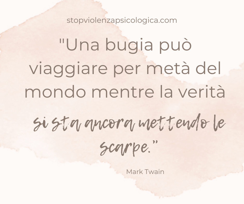 citazione mark twain - bugia e verità